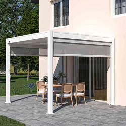 Store latéral pour pergola bioclimatique Ombréa – 3m - Blanc