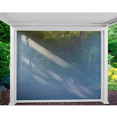 Store latéral pour pergola bioclimatique Ombréa – 4m - Blanc Store latéral pour pergola bioclimatique Ombréa – 4m - Blanc