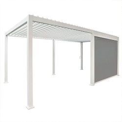 Store latéral pour pergola bioclimatique Ombréa – 4m - Blanc