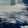 Dalle de terrasse en pierre reconstituée ep. 2,5 cm gris clair, module de 1,15 m2