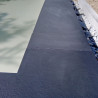 Margelle de piscine en pierre reconstituée droite aspect granit 50 x 30 x 2,5 cm - anthracite 