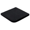Margelle en pierre reconstituée angle sortant 25 x 25 x 2,5 cm schiste