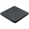 Margelle en pierre reconstituée angle sortant 40 x 40 x 4 cm schiste
