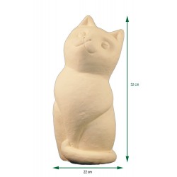 Statue en Pierre Reconstituée en forme de Chat