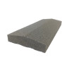 Dessus de muret en béton pressé 2 pentes 50 x 20 x 5 cm - Gris