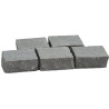 Pavé en pierre naturelle granit flammé 10 x 10 x 4 cm