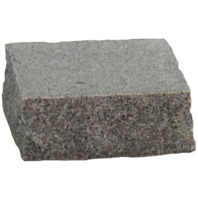 Pavé en pierre naturelle granit flammé 10 x 10 x 4 cm