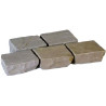 Pavé en pierre naturelle grés Kandla multicolore 14 x 14 x 5/7 cm