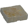 Pavé en pierre naturelle grés Kandla multicolore 14 x 14 x 5/7 cm