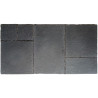 Dalles en pierre naturelle orient nero ép. 2 cm, module 0,72 m2