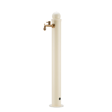 Fontaine de jardin Nettuno en acier – 16 x 30 x 107 cm - Ivoire Fontaine de jardin Nettuno en acier – 16 x 30 x 107 cm - Ivoire
