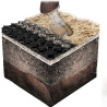 Palette de 5,19 m² de Dalles stabilisatrices équestres 57 x 38 x 4 cm - résistance : 500 tonnes/m²