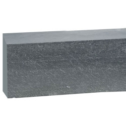 Bordure de jardin en ardoise naturelle 100 x 10 x 6 cm 