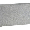 Bordure de jardin en pierre naturelle granit G654 50 x 6 x 25 cm