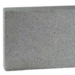 Bordure de jardin en pierre naturelle granit G654 50 x 6 x 25 cm