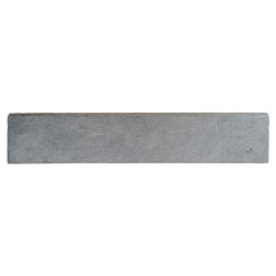 Bordure de jardin en pierre naturelle bleue vieillie sablée 100 x 3 x 20 cm