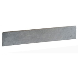 Bordure de jardin en pierre naturelle bleue vieillie sablée 100 x 3 x 20 cm
