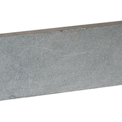 Bordure de jardin en pierre naturelle bleue vieillie sablée 100 x 3 x 20 cm