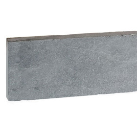 Bordure de jardin en pierre naturelle bleue vieillie sablée 100 x 3 x 20 cm