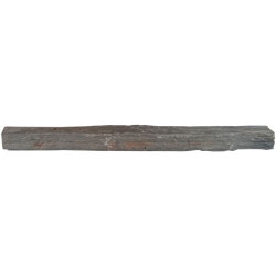 Bordure de jardin en schiste 100 x 10 x 6 cm - Finition anthracite et rouille
