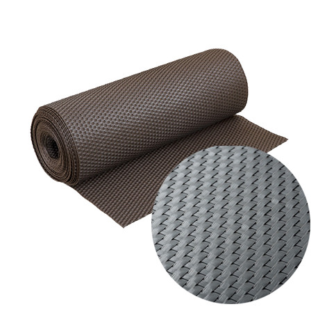 Brise-vue en résine tressée avec œillets métalliques - L. 500 x H. 100 cm – Gris clair Brise-vue en résine tressée avec œillets métalliques - L. 500 x H. 100 cm – Gris clair