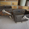 Lot de 2 paniers Kajo en polypropylène 4L – 24 x 20 x 15 cm – Taupe / Beige