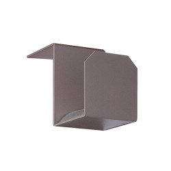 Support pour tuyau d’arrosage en acier pour fontaines de jardin – 8 x 9 x 11 cm - Taupe