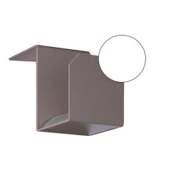 Support pour tuyau d’arrosage en acier pour fontaines de jardin – 8 x 9 x 11 cm - Blanc