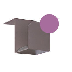 Support pour tuyau d’arrosage en acier pour fontaines de jardin – 8 x 9 x 11 cm - Violet