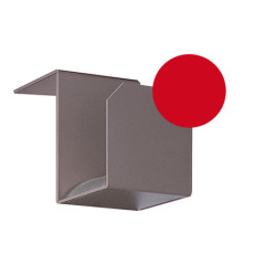 Support pour tuyau d’arrosage en acier pour fontaines de jardin – 8 x 9 x 11 cm - Rouge