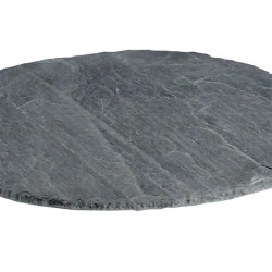 pas japonais Ardoise rond - diametre 40 cm ep 1,5cm
