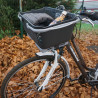 Support panier pour vélo + panier Kajo 15L en polypropylène – Gris / Gris souris
