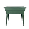 Jardinière Calipso Maxi Basic en polypropylène 40 L - Vert Olive/Vert Amande – 81 x 39 x 80 cm