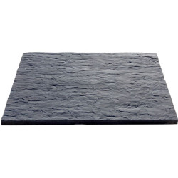 Dalle de terrasse en pierre reconstituée 60 x 40 x 2,5 cm schiste
