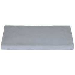 Margelle en pierre reconstituée plate droite 50 x 25 x 4 cm gris clair