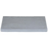 Margelle en pierre reconstituée plate droite 50 x 25 x 4 cm gris clair