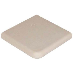 Margelle en pierre reconstituée plate angle sortant 25 x 25 x 4 cm ocre