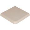 Margelle en pierre reconstituée plate angle sortant 25 x 25 x 4 cm ocre