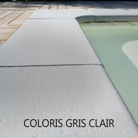 Margelle en pierre reconstituée plate angle sortant 25 x 25 x 4 cm ocre