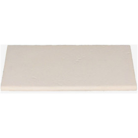 Margelle en pierre reconstituée plate droite 50 x 25 x 2,5 cm ocre