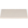 Margelle en pierre reconstituée plate droite 50 x 25 x 2,5 cm ocre