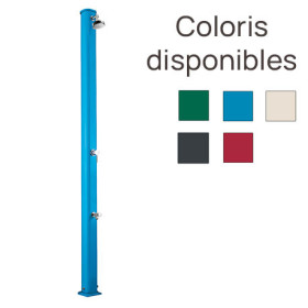 Douche solaire de jardin en alu avec réservoir d’eau de 22L – 15 x 16,5 x 228 cm – 9 coloris