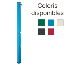 Douche solaire de jardin en alu avec réservoir d’eau de 22L – 15 x 16,5 x 228 cm – 9 coloris 