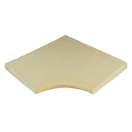Margelle en pierre reconstituée plate angle rentrant 30 x 30 x 2,5 cm camel Margelle en pierre reconstituée plate angle rentrant 30 x 30 x 2,5 cm camel