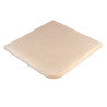 Margelle en pierre reconstituée plate angle sortant 30 x 30 x 2,5 cm ocre