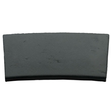 Margelle en pierre reconstituée plate courbe 38 x 30 x 2,5 cm gris anthracite Margelle en pierre reconstituée plate courbe 38 x 30 x 2,5 cm gris anthracite