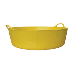 Seau souple Tubtrug panier de jardin flexible 15L Jaune Fluo - POLET