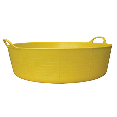 Seau souple Tubtrug panier de jardin flexible 35L Jaune Fluo - POLET