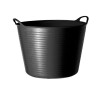 Seau souple Tubtrug panier de jardin flexible 26L Noir - POLET