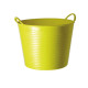 Seau souple Tubtrug panier de jardin flexible 26L Jaune Fluo - POLET